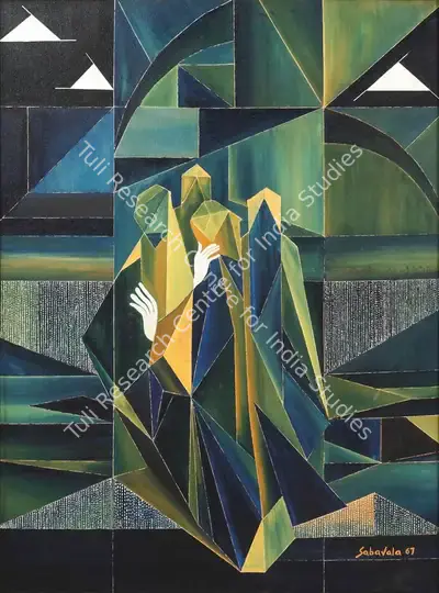 Jehangir Sabavala (Artist), Untitled, 1967, Painting