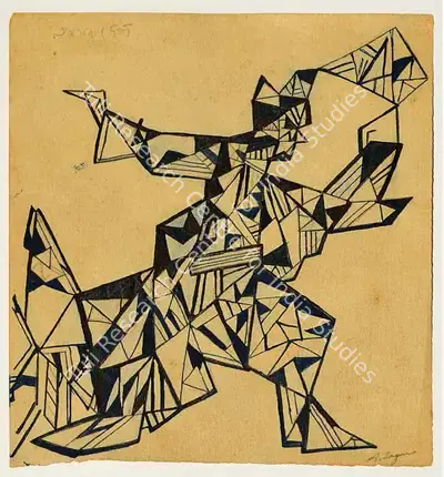 Abanindranath Tagore (Artist), Tasher Desh, Drawing