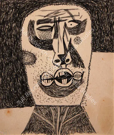 Himmat Shah (Artist), Untitled, Drawing