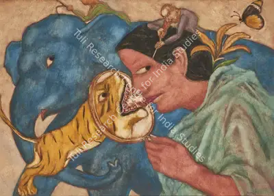 Ambalal, Amit (Artist). The Art Critic, 2000 | Painting, Pu.Onl/12.03.26, 2026 · Pundole