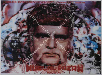R.D. Mathur (Cinematographer), Mughal E Azam, 1960, Lobby Card