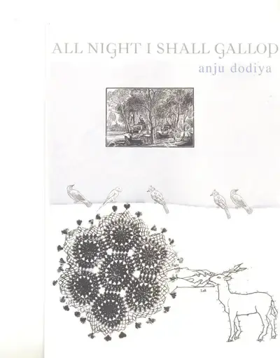Anju Dodiya (Artist), All Night I shall Gallop, 2008, Solo Exhibition Invitation