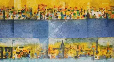 S.K. Bakre (Artist), Thames, 1969, Painting