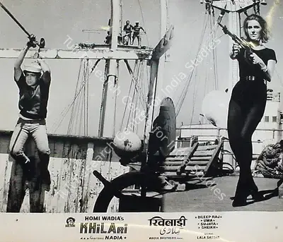 Anant Wadadeker (Cinematographer), Khilari, 1968, Lobby Card