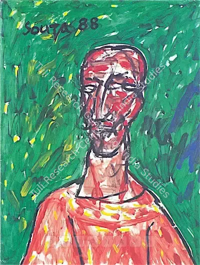 F.N. Souza (Artist), Francis Newton Souza, 2005, Solo Exhibition Invitation