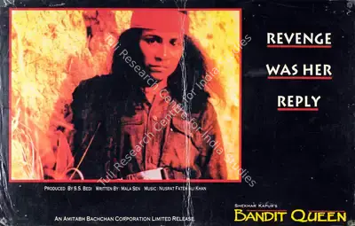 S.S. Bedi (Producer), Bandit Queen, 1994, Lobby Card
