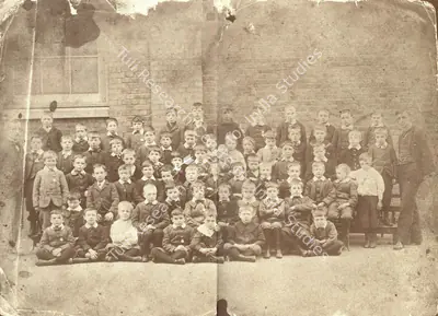 Unknown (Photographer), Chaplin at the Hanwell Schools for Orphans and Destitute Children, 1896, Photographic Still