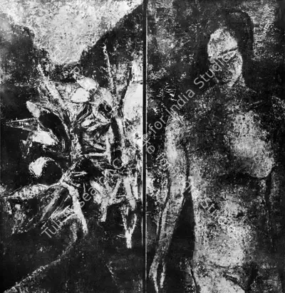 Akbar Padamsee (Artist), Nude in Landscape, 1965, Painting