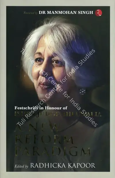 Radhika Kapoor (Editor), Festschrift in Honour of Isher Judge Ahluwalia, 2022, Edited Book