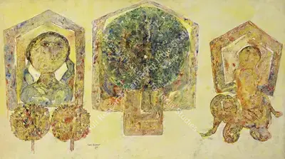 Sakti Burman (Artist), Untitled, 1966, Painting