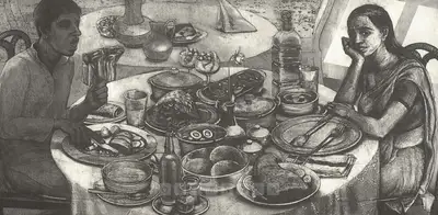 Anupam Sud (Artist), Anupam Sud, 2000, Solo Exhibition Invitation