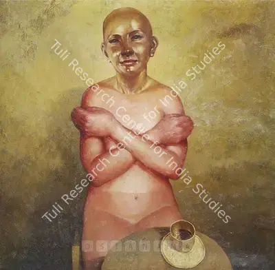 Bikash Bhattacharjee (Artist), Ceremony, 1976, Painting