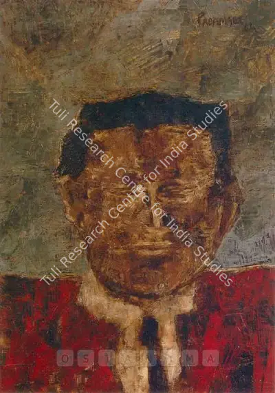 Akbar Padamsee (Artist), Head, 1962, Painting