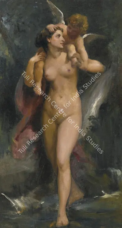 Trindade, A.X. (Artist). La Source. Oil on canvas, c.1925 | Painting | FineArts | 00416932