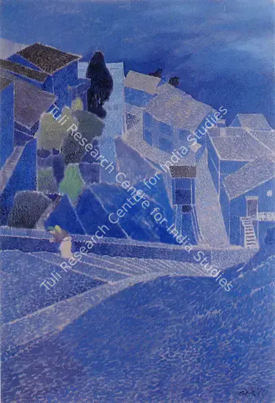 Bendre, N.S. (Artist). Delight In Perspective, n.d. | Painting, So.Bom/26.03.89