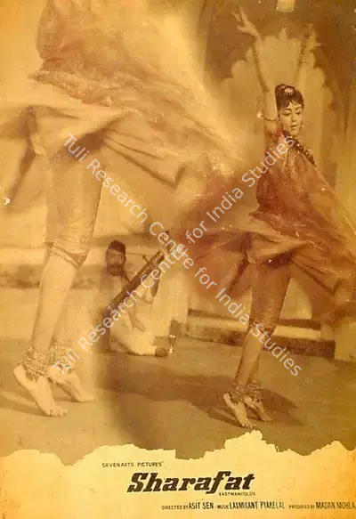 Madan Sinha (Cinematographer), Sharafat, 1970, Lobby Card