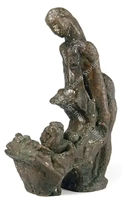 Baij, Ramkinkar (Artist). The Perambulator, n.d. | Sculpture, Pu.Mum/09.04.15, 2015 · Pundole