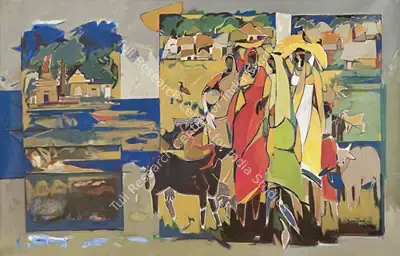 Sanjiv Sankkpal (Artist), Untitled, 2007, Painting