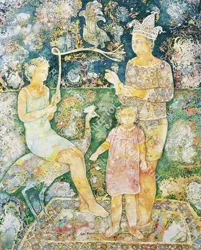 Sakti Burman (Artist), Untitled, 1960, Painting