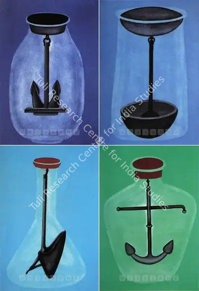 Manisha Parekh (Artist), Anchor, 2002, Painting