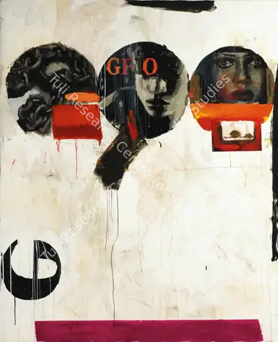 Rodwittiya, Rekha (Artist). Untitled. Acrylic on canvas, 2005 | Painting | FineArts | 00575214
