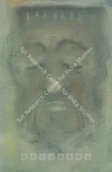 Abanindranath Tagore (Artist), Mask Series, 1928, Painting