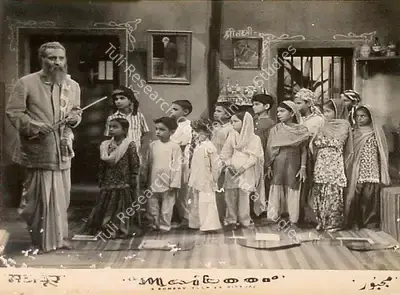 Nazir Ajmeri (Director), Majboor, 1948, Lobby Card