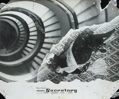 Chander (Director), Private Secretary, 1962, Lobby Card