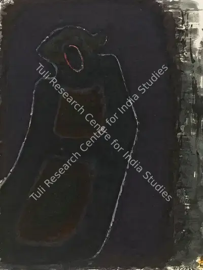 Rabindranath Tagore (Artist), Untitled, 1932, Drawing