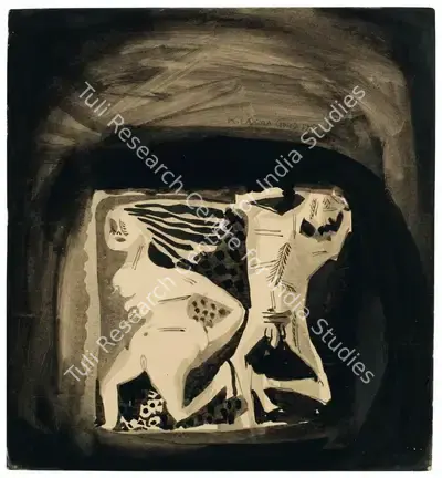 K. Laxma Goud (Artist), Untitled, 1968, Painting