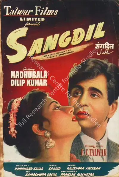 R.C. Talwar (Producer), Sangdil, 1952, Song-Synopsis Booklet