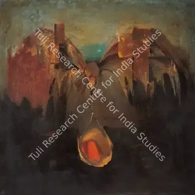 V.S. Gaitonde (Artist), The Bird, 1961, Painting