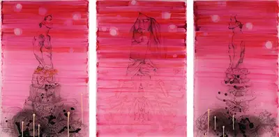 Faiza Butt (Artist), God's Best, 2010, Painting