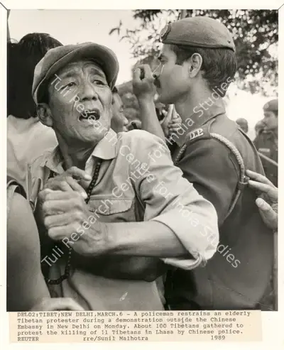 Sunil Malhotra (Photographer), Del02: Tibet; New Delhi, March.6, 1989, Contemporary Photograph