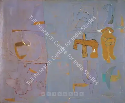 Kolte, Prabhakar (Artist). Untitled. Oil on canvas, 1982 | Painting | FineArts | 00599951