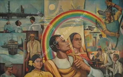 Bijon Choudhury (Artist), Untitled, 1999, Painting