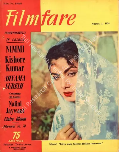 C.R. Mandy (Editor), Filmfare, 1958, Magazine