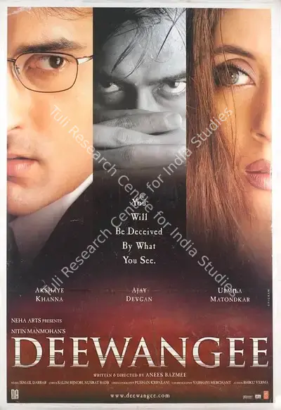 Nitin Mahmohan (Producer), Deewangee, 2002, Full Sheet Poster
