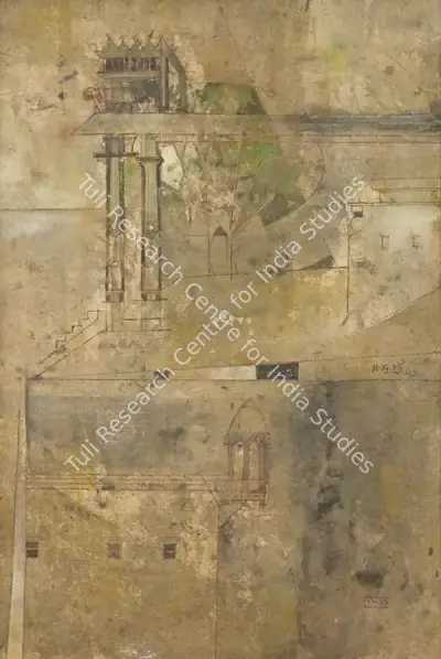 Ganesh Haloi (Artist), Jodhpur, 1996, Painting