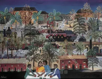 Nayanaa Kanodia (Artist), The Party, 1993, Painting