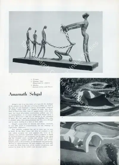 Anonymous (Essayist), Amarnath Sehgal, 1957, Essay