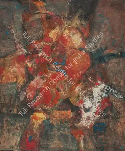 Raza, S.H. (Artist). Untitled. Oil on canvas, 1961 | Painting | FineArts | 00336071