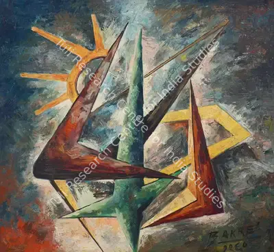 Bakre, S.K. (Artist). Untitled, 1960 | Painting, AG.Onl/24.04.25, 2025 · Asta Guru