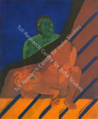 Tyeb Mehta (Artist), Untitled (Diagonal Series), 1969, Painting