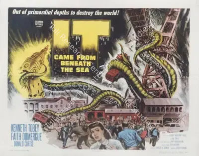 Charles H. Schneer (Producer), It Came from Beneath the Sea, 1955, Poster