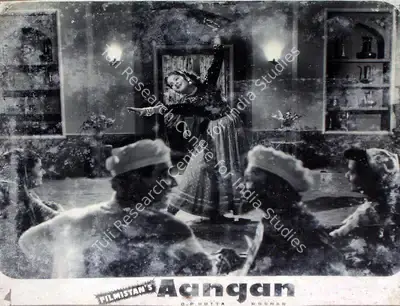 O.P. Datta (Director), Aangan, 1959, Lobby Card