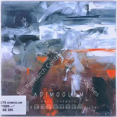 K.M. Adimoolam (Artist), Adimoolam, 1999, Solo Exhibition Catalogue