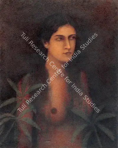 Suhas Roy (Artist), Radha Series, 1996, Painting