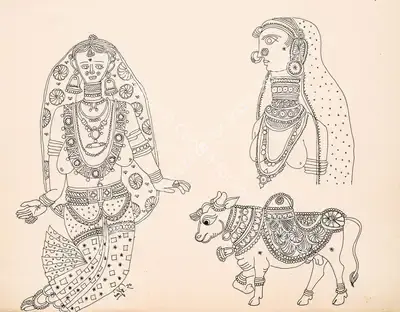 K. Laxma Goud (Artist), Untitled, 1970, Painting