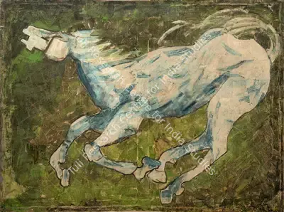 B. Vithal (Artist), Horse, 1986, Painting